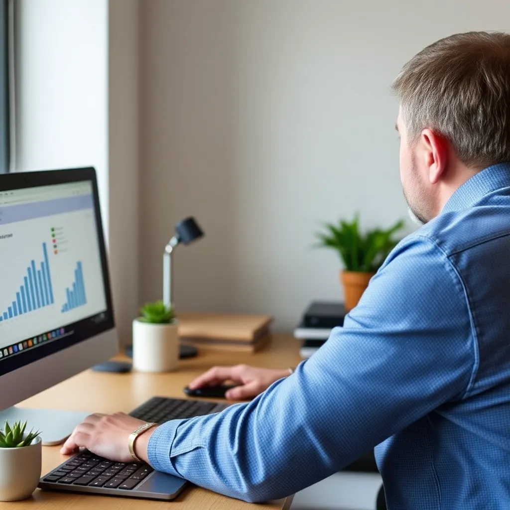 Vrouw van middelbare leeftijd met donker krullend haar in professionele kleding