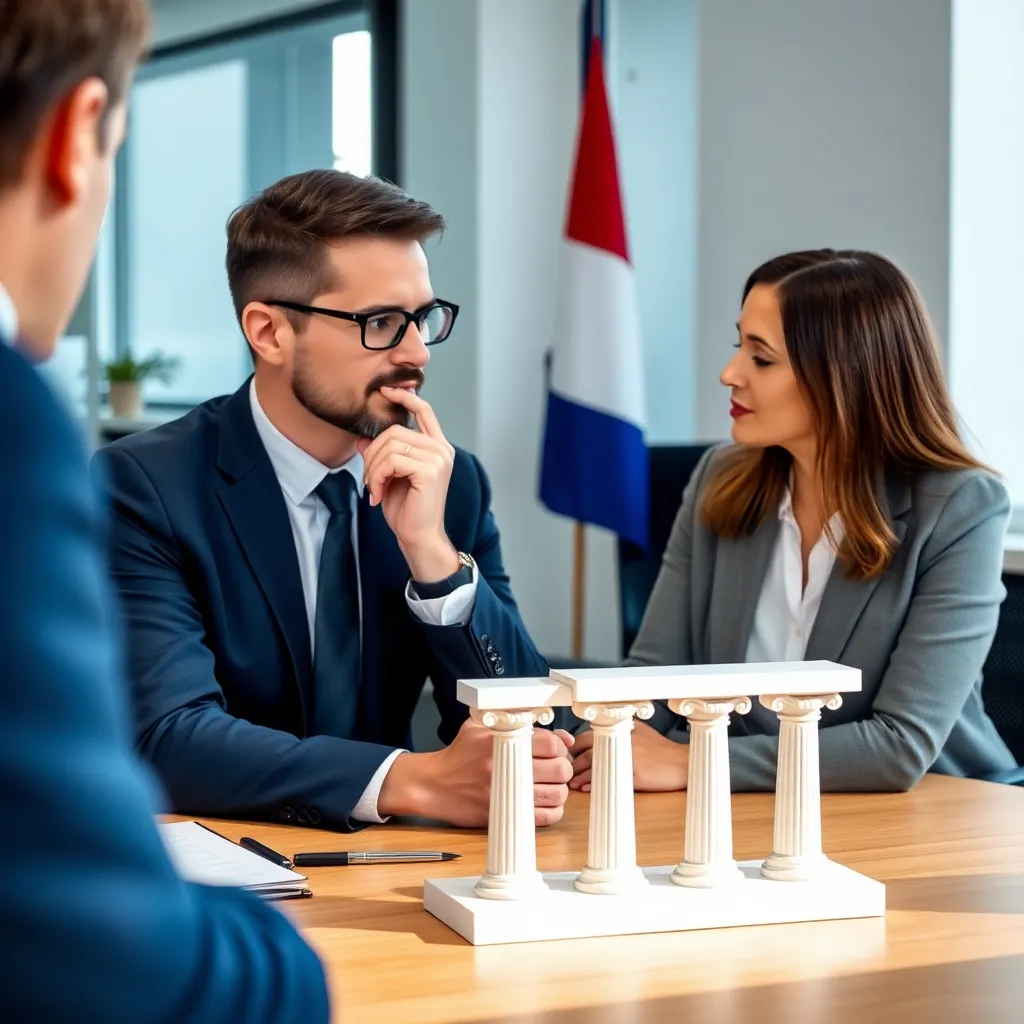 Jonge vrouw met blond haar die glimlacht naar de camera